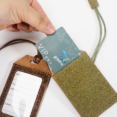 禮品訂造咖啡渣茶葉渣軟木行李牌紀念品