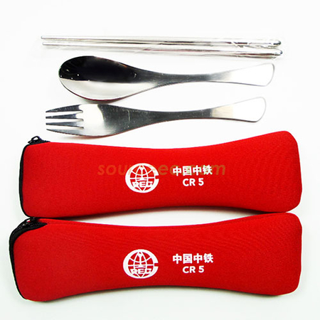 便攜可重用餐具 | 筷子套裝 | 環保餐具套裝 | 環保棉袋木製餐具套裝 | 不銹鋼環保餐具
