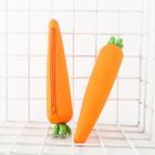 可愛矽膠蔬菜筆袋
