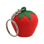 壓力草莓鑰匙扣